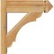 Ekena Millwork Olympic Rough Sawn Arts and Crafts Outlooker, Western Red Cedar, 6"W x 18"D x 18"H OUT06X18X18OLY03RWR - alternate 4